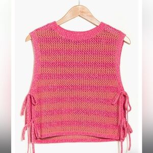 rag & bone - Pink & Orange Carson Cotton Tank